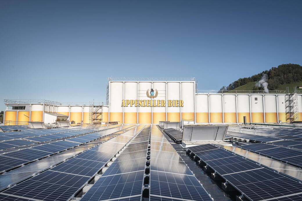 Photovoltaikanlage: Brauerei Locher AG - Appenzeller Bier Photovoltaikanlage: Brauerei Locher AG - Appenzeller Bier
